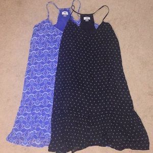 Two cute thin strapped old navy dresses